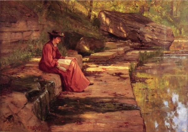 Daisy By The River by Theodore Clement Steele