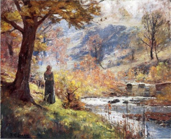 Morning By The Stream by Theodore Clement Steele