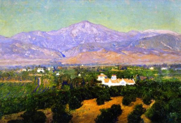 Mount San Bernardino, From Smiley's Heights, Redlands by Theodore Clement Steele