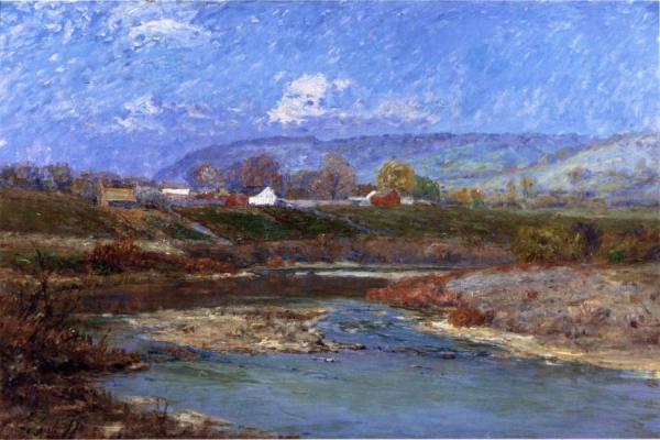 November Morning by Theodore Clement Steele