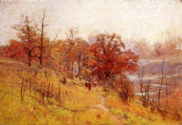 November's Harmony by Theodore Clement Steele