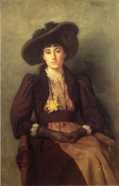 Portrait Of Daisy by Theodore Clement Steele