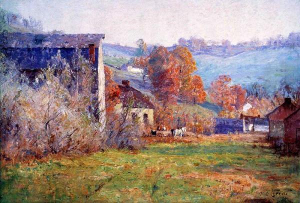 Theodore Clement Steele The Old Mills