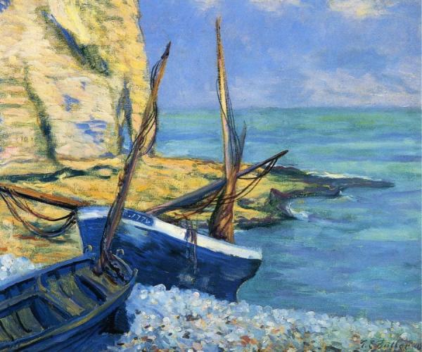 Theodore Earl Butler Boats At Etretat