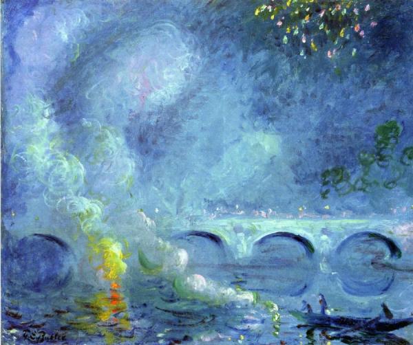 Fireworks, Vernon Bridge by Theodore Earl Butler