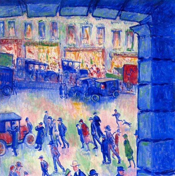 Theodore Earl Butler La Cour De Rome Et La Gare Sant-lazare