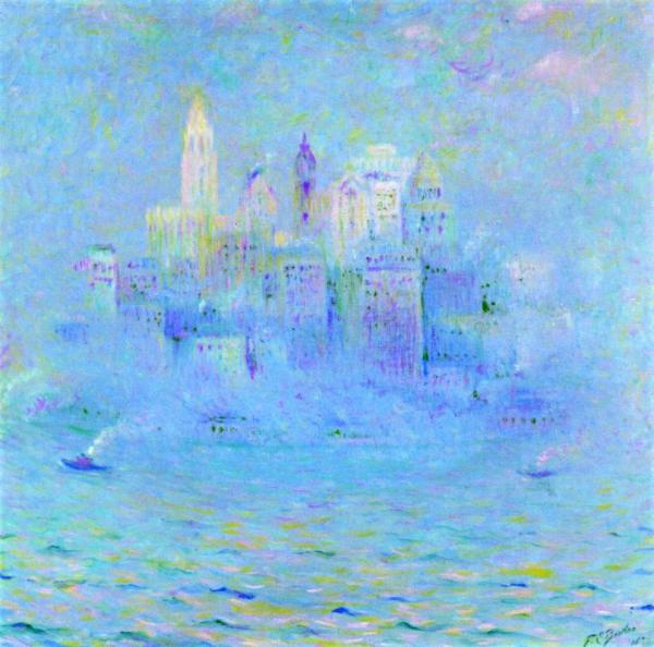 Lower Manhattan by Theodore Earl Butler Oil Painting Reproductions