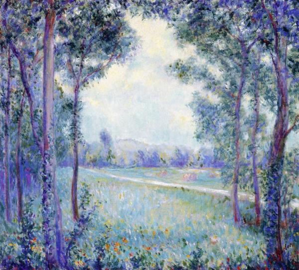 On The Way To Limetz, Giverny by Theodore Earl Butler