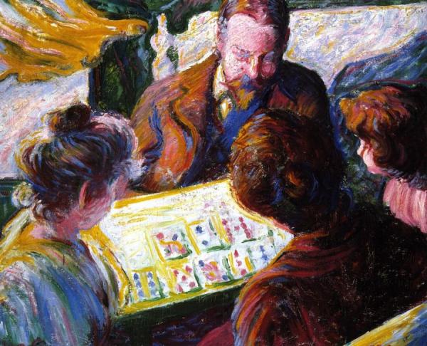 The Cards Players by Theodore Earl Butler