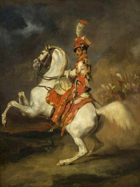 Theodore Gericault The Trumpeter Of The Lancers Of The Guard