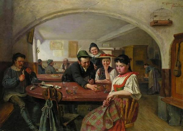 In The Tavern by Theodore Kleehaas