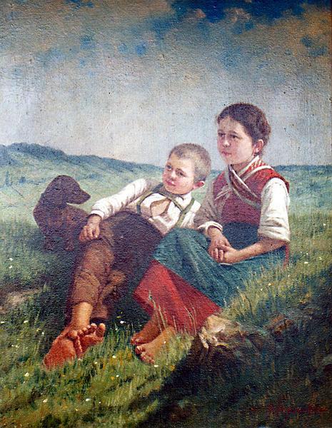 Trip In The Mountains by Theodore Kleehaas Oil Painting Reproductions
