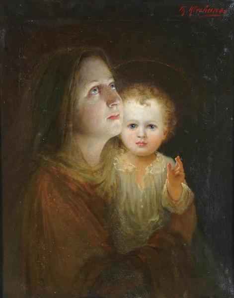 Virgin And Child by Theodore Kleehaas