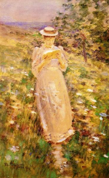 A Sweet Girl Graduate by Theodore Robinson