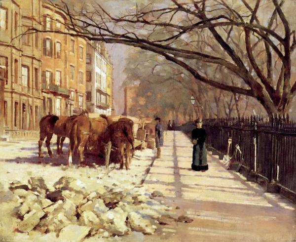 Theodore Robinson Beacon Street, Boston