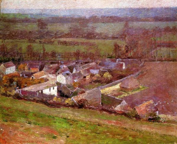 Bird's Eye View: Giverny by Theodore Robinson