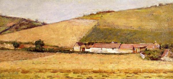 Farm Among Hills by Theodore Robinson