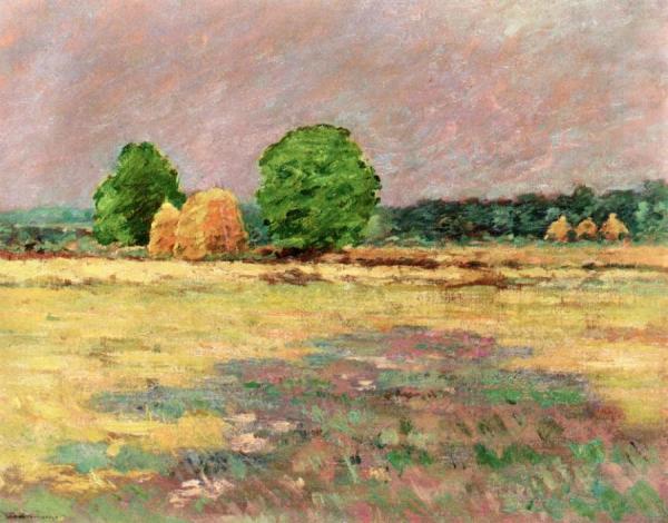 Theodore Robinson Grain Field, N. J.