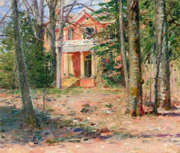 House In Virginia by Theodore Robinson