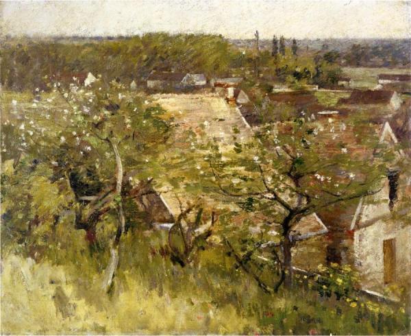 In The Orchard by Theodore Robinson