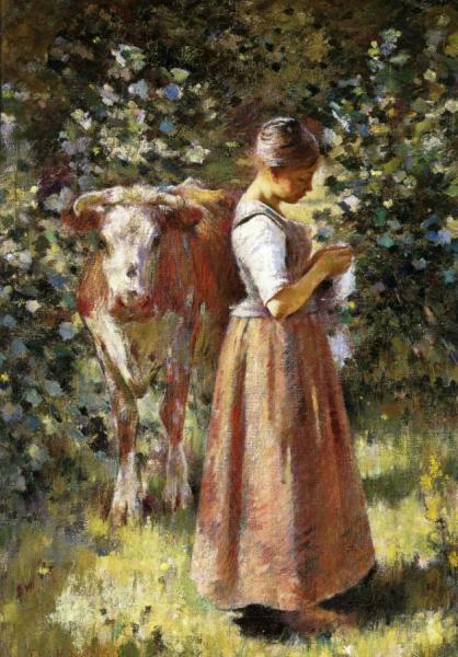 La Vachère by Theodore Robinson