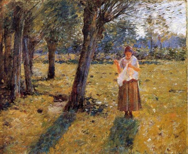 October Sunlight by Theodore Robinson