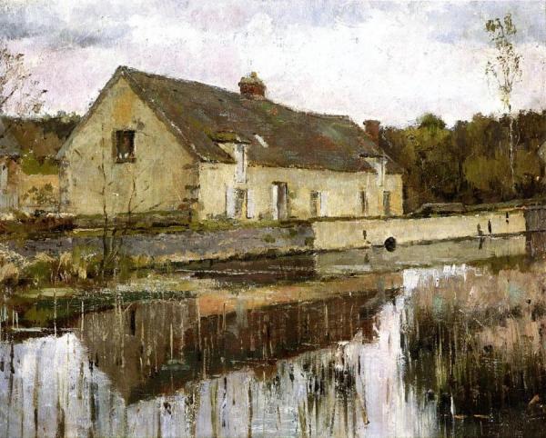 On The Canal by Theodore Robinson