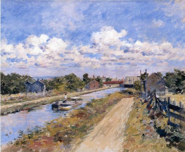 On The Canal (of Port Ben Series) by Theodore Robinson