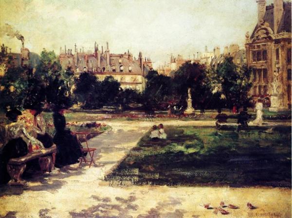 Park Scene by Theodore Robinson