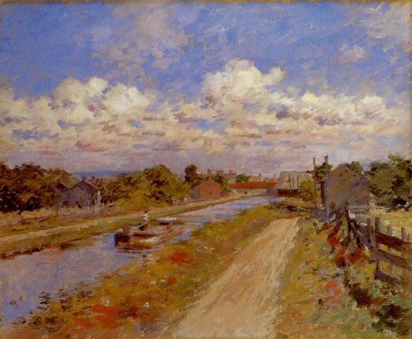 Port Ben - Delaware And Hudson Canal by Theodore Robinson