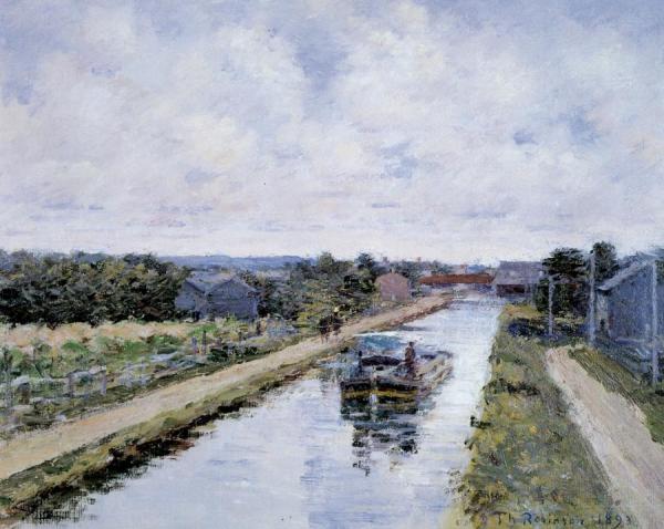 Port Ben, Delaware And Hudson Canal by Theodore Robinson