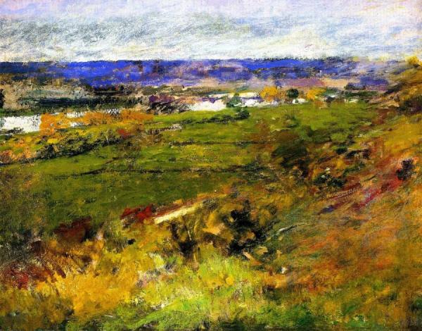 Study For 'valley Of The Seine From The Giverny Heights' by Theodore Robinson