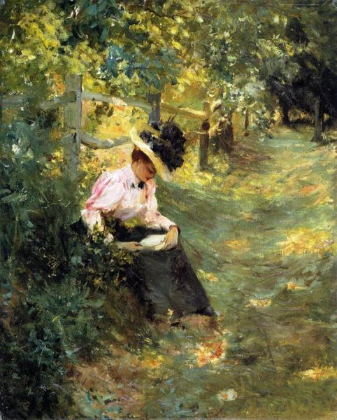 The Lane by Theodore Robinson