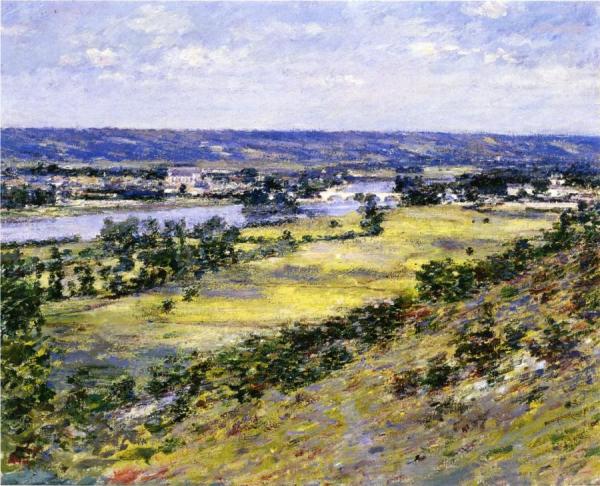 Valley Of The Seine From Giverny Heights by Theodore Robinson