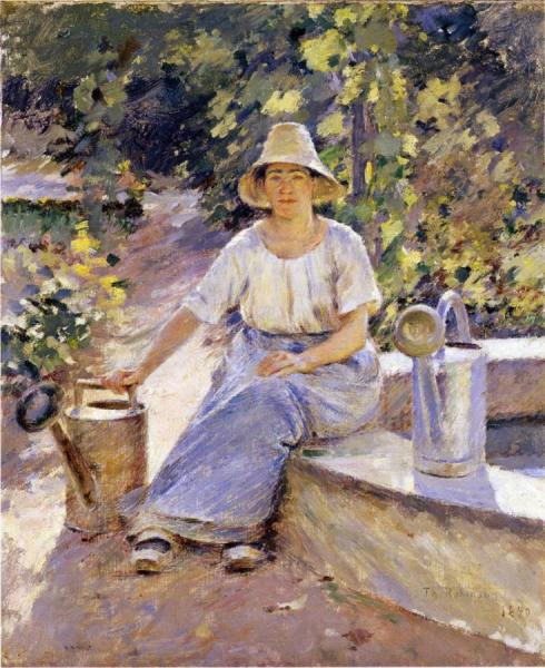 Watering Pots by Theodore Robinson