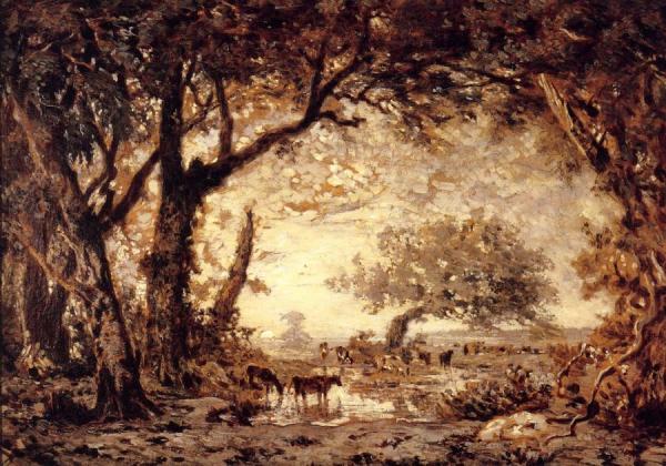Edge Of The Forest Of Fontainebleau by Théodore Rousseau