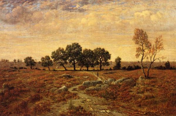 Lande De La Glandee, Forest Of Fontainebleau by Théodore Rousseau