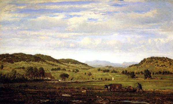 Landscape Of Jura, Arbois by Théodore Rousseau