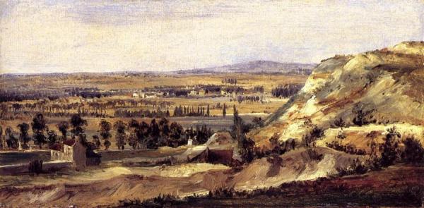 Panoramic Landscape by Théodore Rousseau
