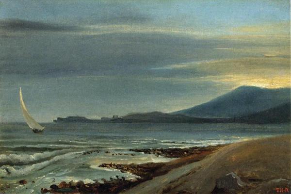 Seascape by Théodore Rousseau