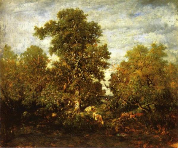 The Pond by Théodore Rousseau