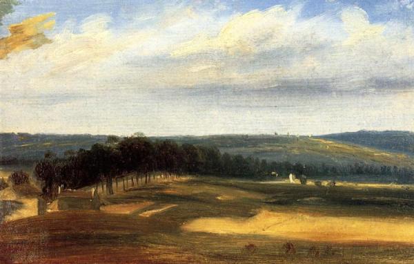 The Vallee De La Bievre Near Paris by Théodore Rousseau