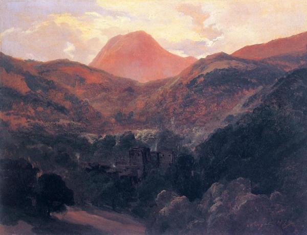 View Of The Puy De Dome And Royat by Théodore Rousseau