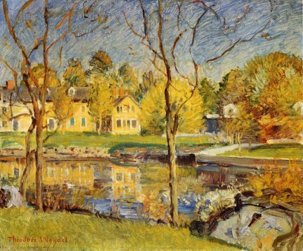 Theodore Wendel By The Pond