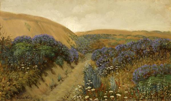 Over The Dunes To The Sea by Theodore Wores