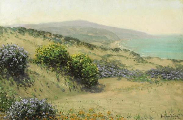 Wildflowers Along The Coast by Theodore Wores
