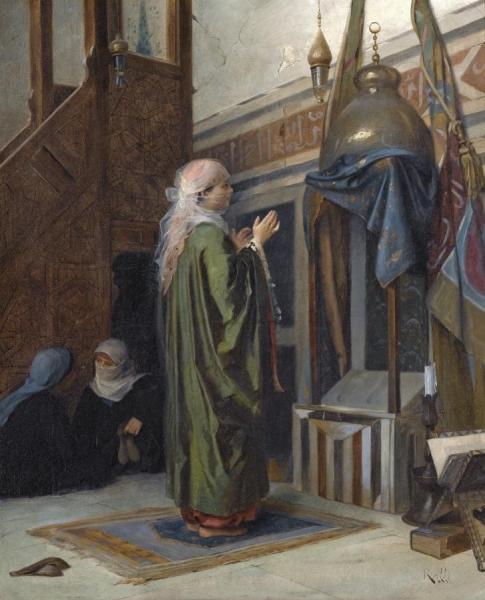 In The Mosque by Theodoros Ralli