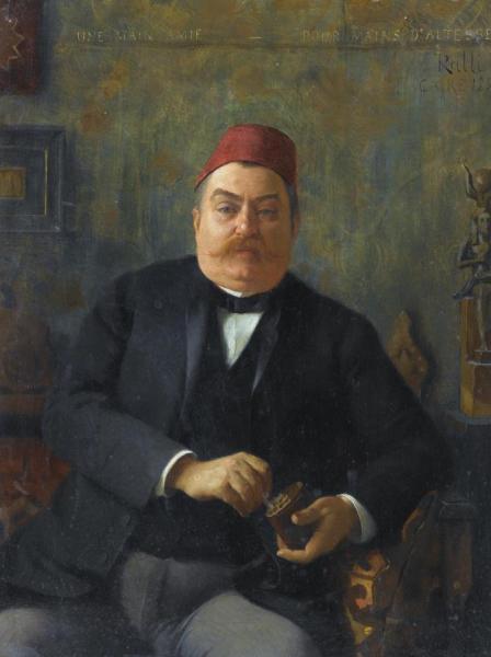 Portrait Of The Nubar Pasha by Theodoros Ralli