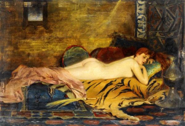 Reclining Nude by Theodoros Ralli