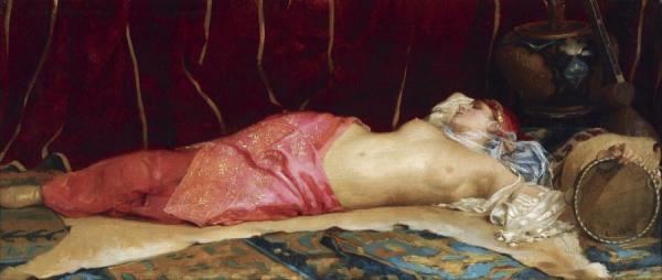 Sleeping Concubine by Theodoros Ralli